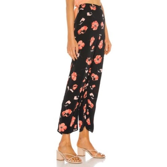 FLYNN SKYE Floral Parker Pants & Wrap Top Set M L - Picture 4 of 11